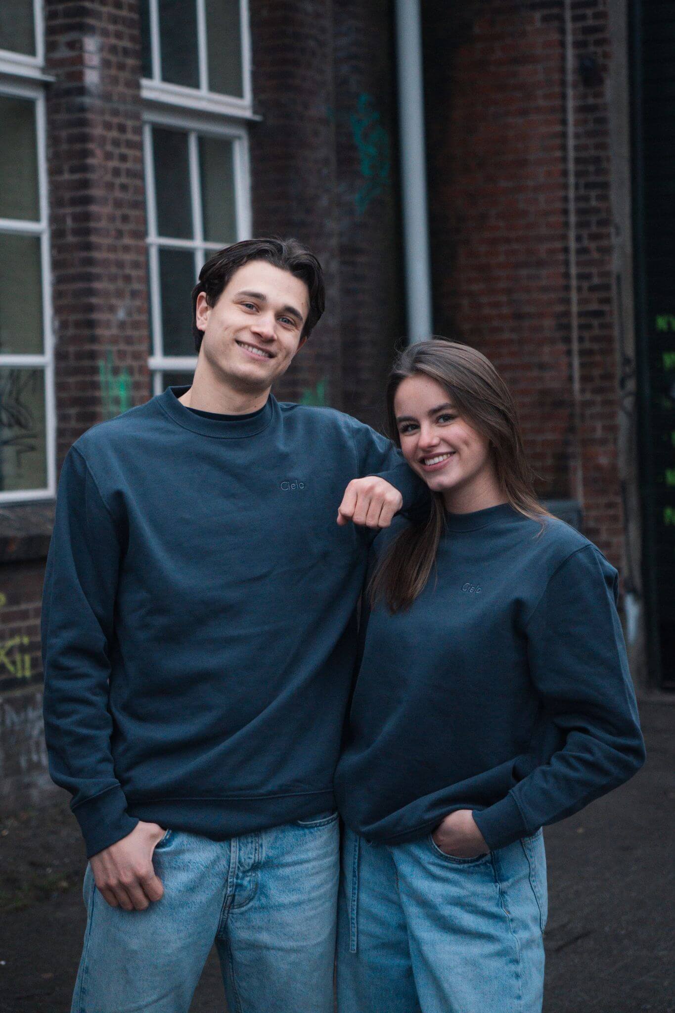 Classic Crewneck Antraciet