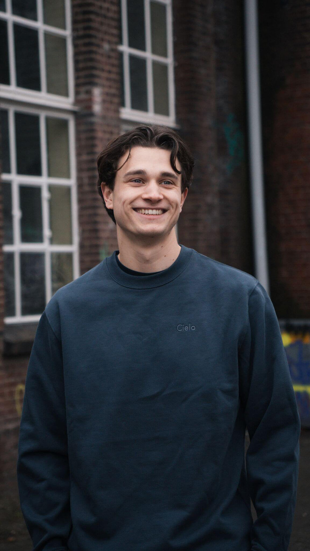 Classic Crewneck Antraciet