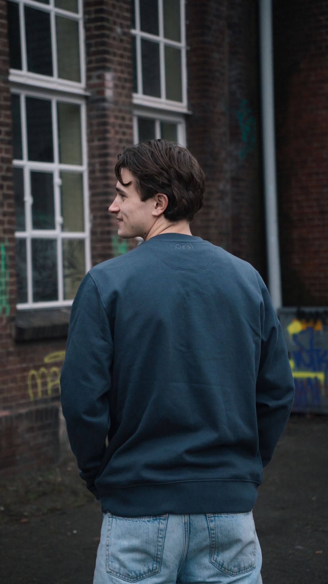 Classic Crewneck Antraciet